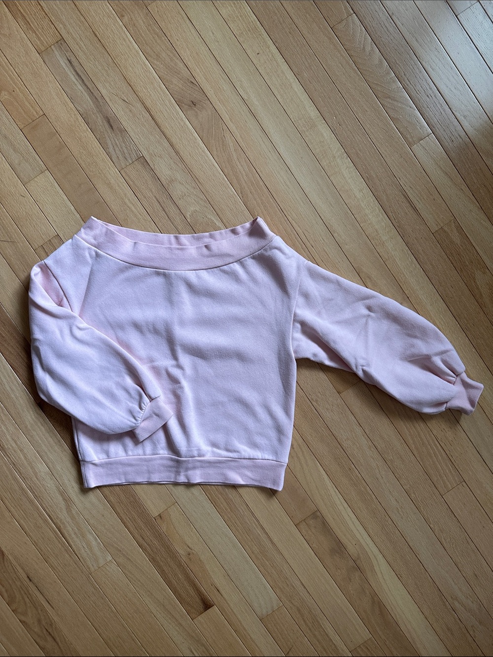 Soft Pink Off-Shoulder Women’s Sweater